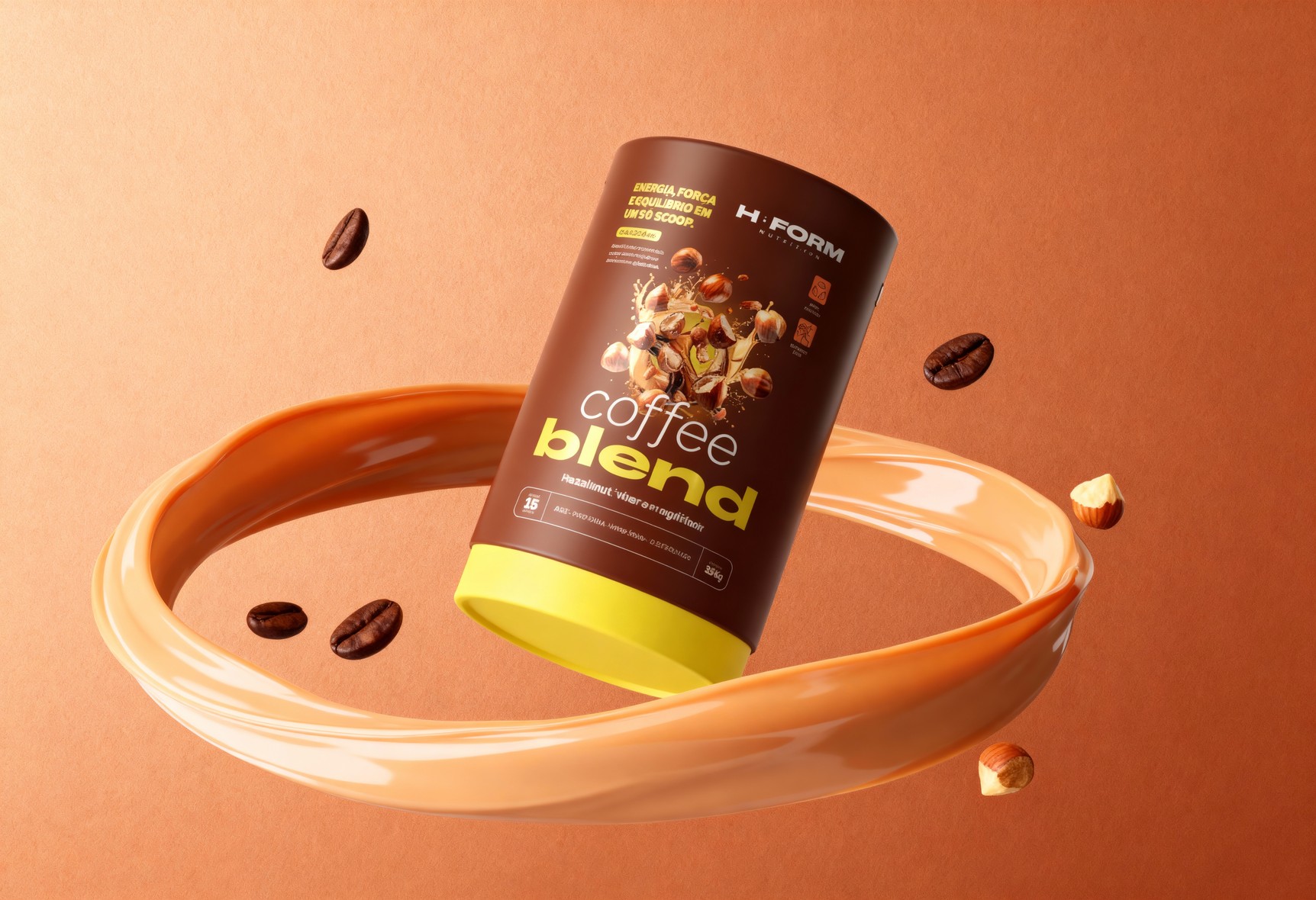 Pote de Coffee Blend sabor Avelã